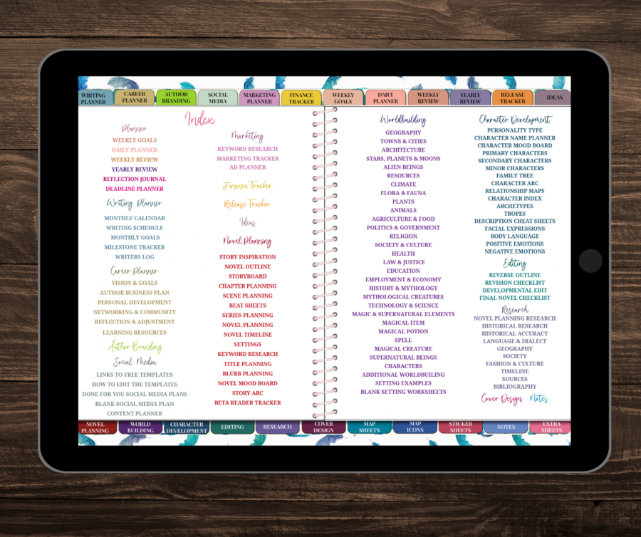 Author Planners & Workbooks